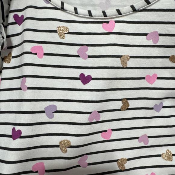 Girls Dresses Okie Dokie Chambray Denim Tiered & Isaac Mizrahi Tutu Heart Size 5 - Picture 9 of 11